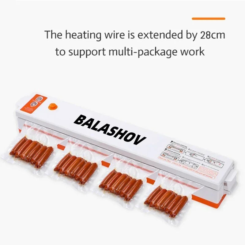 Selladora al Vacío Eléctrica con 10 Bolsas